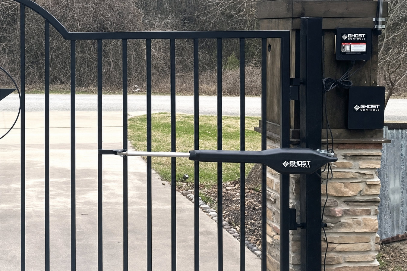 Automatic gate installation