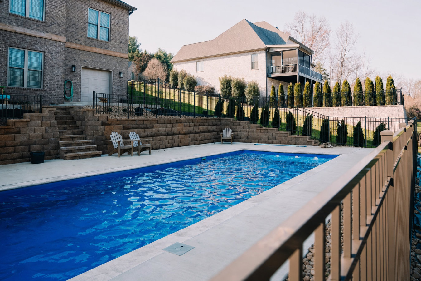 Pool fence installation in Big Spring, TX