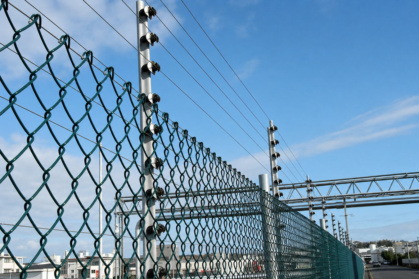 Security fence installation